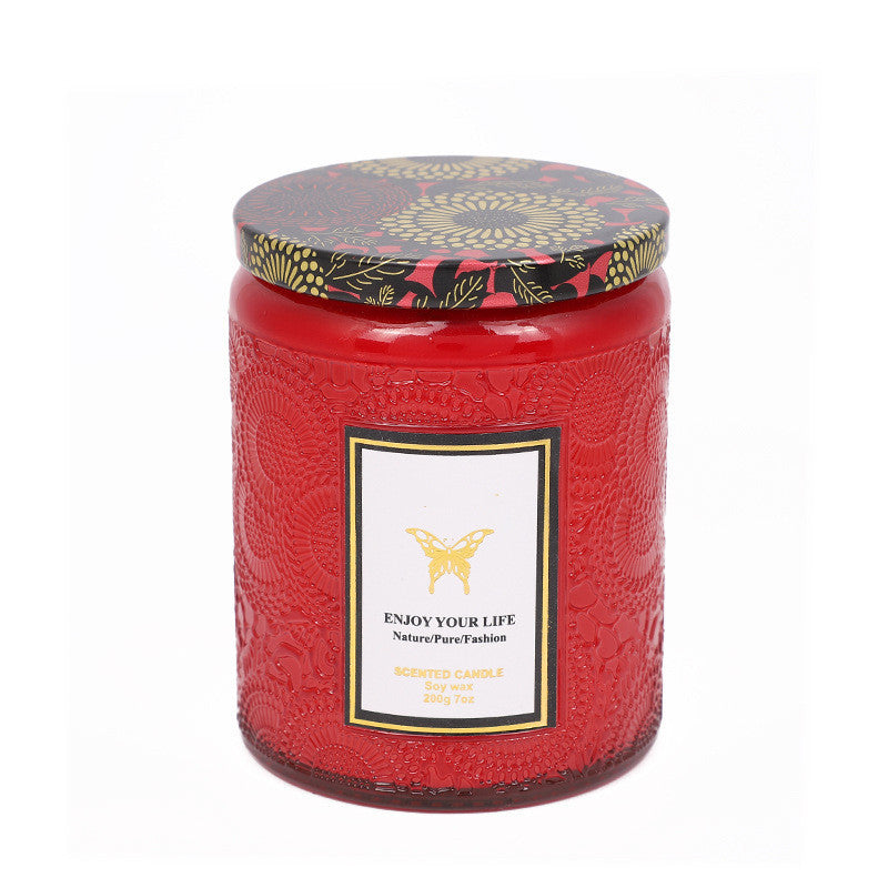 Hearthlight Serenity - Handcrafted Aromatherapy Candle - The Healing Hearth