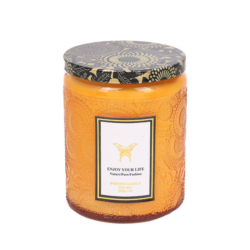 Hearthlight Serenity - Handcrafted Aromatherapy Candle - The Healing Hearth