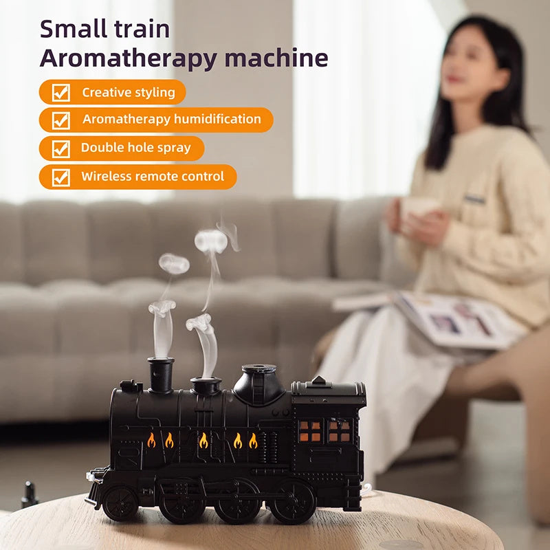 Vintage Train Aromatherapy Diffuser - The Healing Hearth
