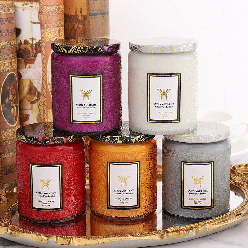 Hearthlight Serenity - Handcrafted Aromatherapy Candle - The Healing Hearth
