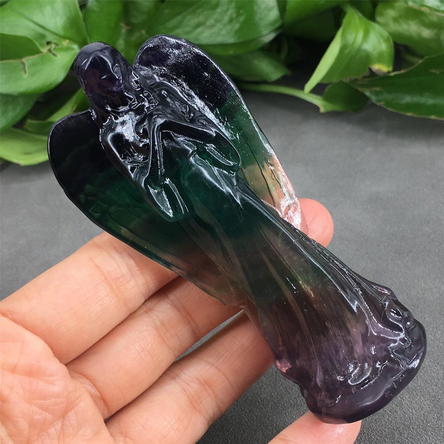Fluorite Guardian Angel - The Healing Hearth