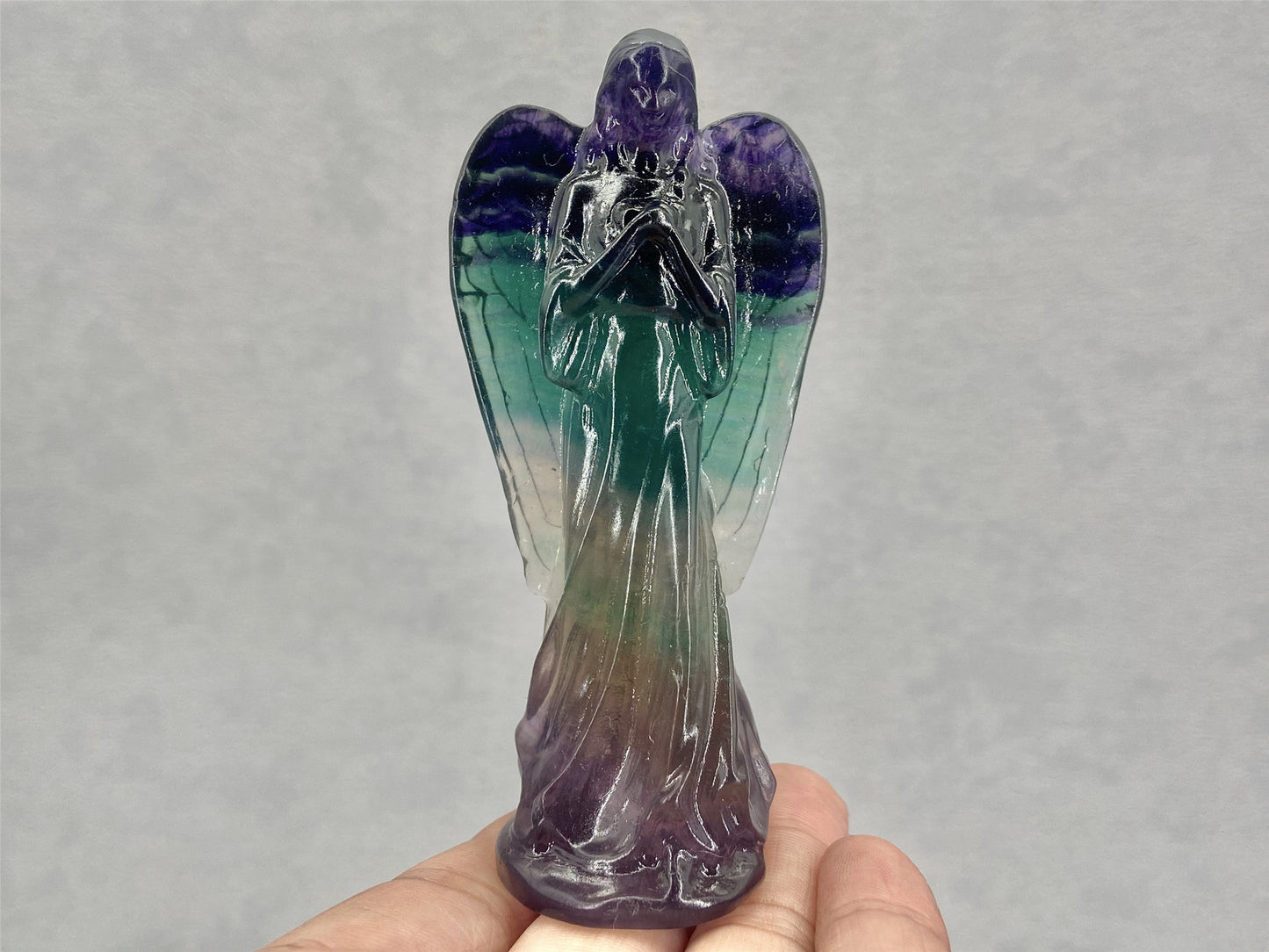 Fluorite Guardian Angel - The Healing Hearth
