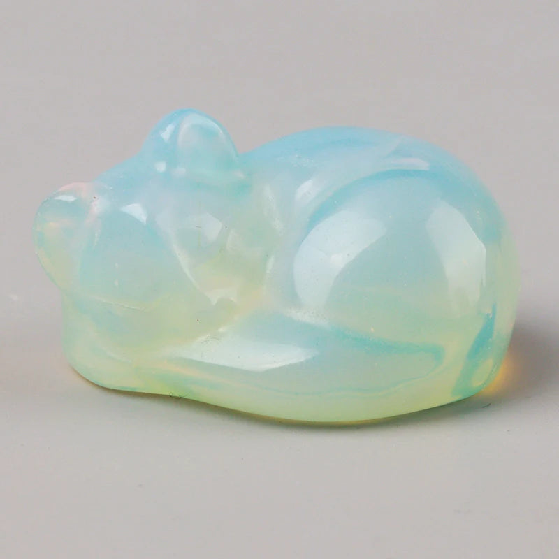 Dreaming Whiskers Gemstone Kitten - The Healing Hearth