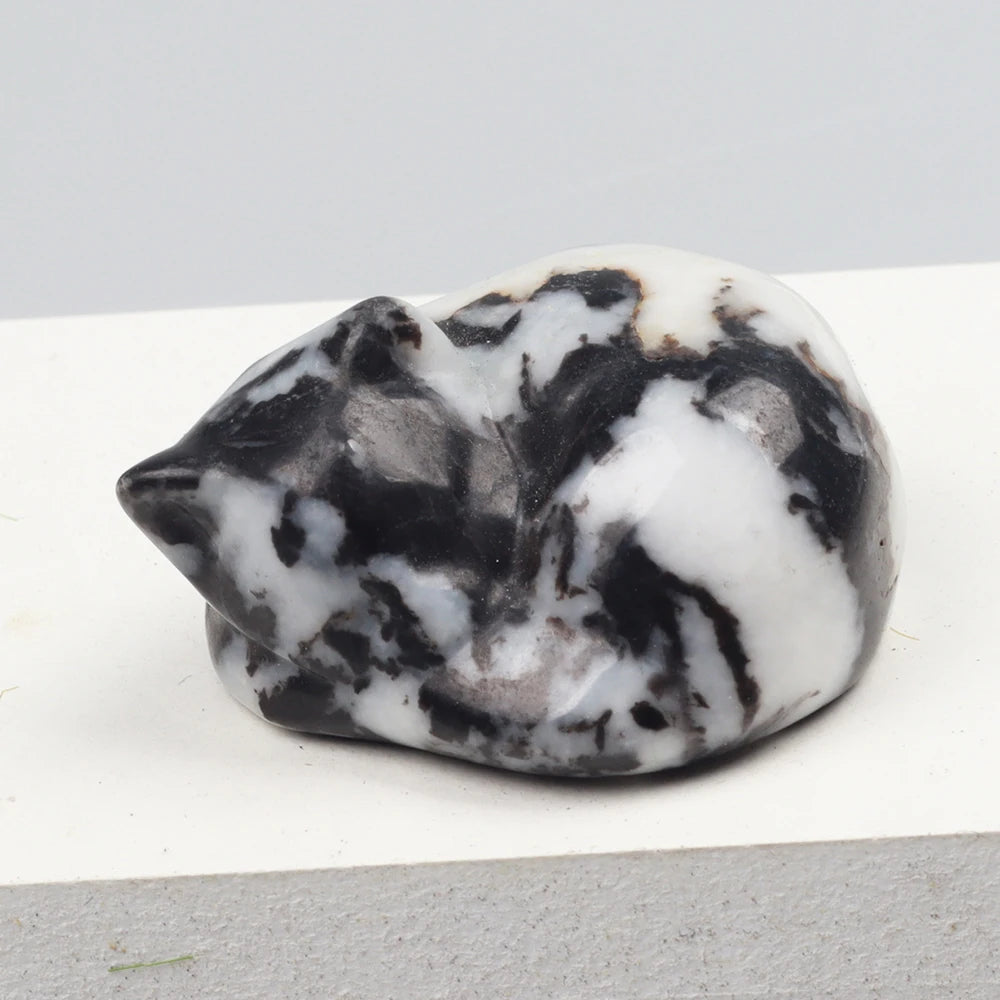 Dreaming Whiskers Gemstone Kitten - The Healing Hearth