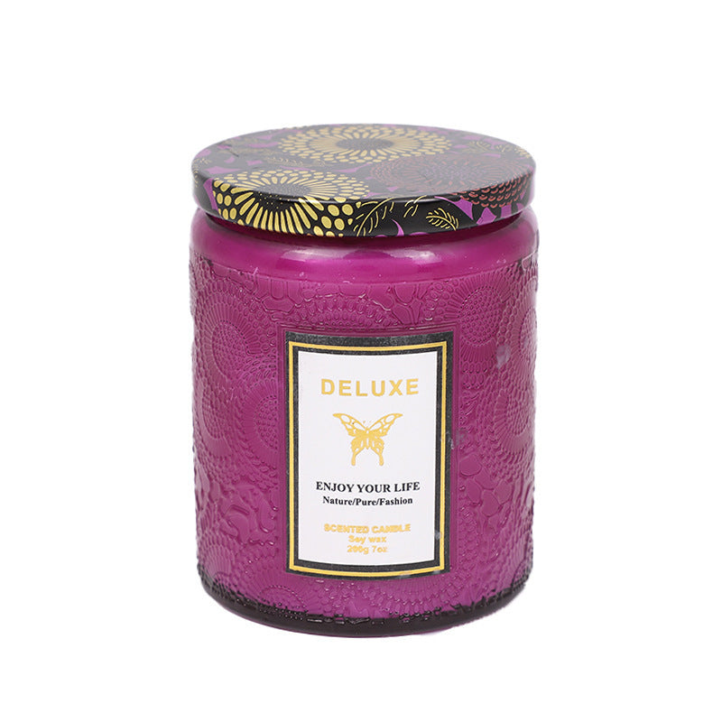 Hearthlight Serenity - Handcrafted Aromatherapy Candle - The Healing Hearth