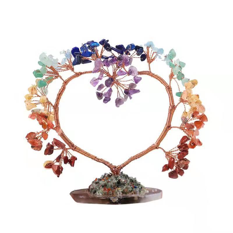 Crystal Heart Trees - The Healing Hearth