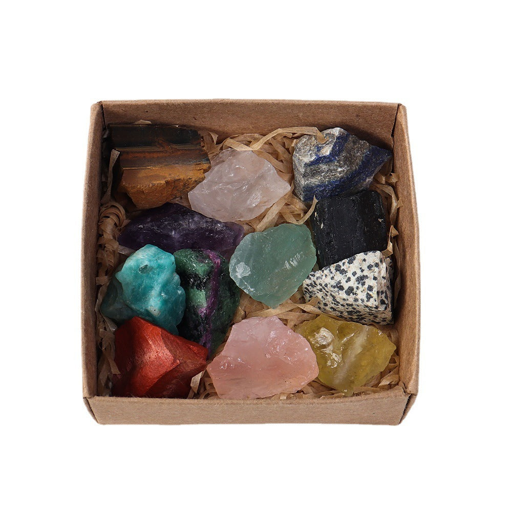 Chakra Harmony - 12 Raw Crystal Set - The Healing Hearth