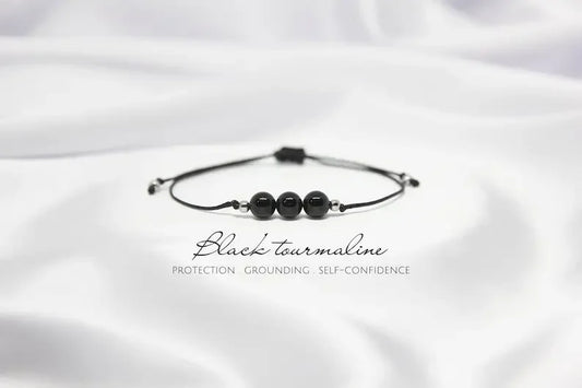 Shadowstone Shield:  Black Tourmaline Bracelet