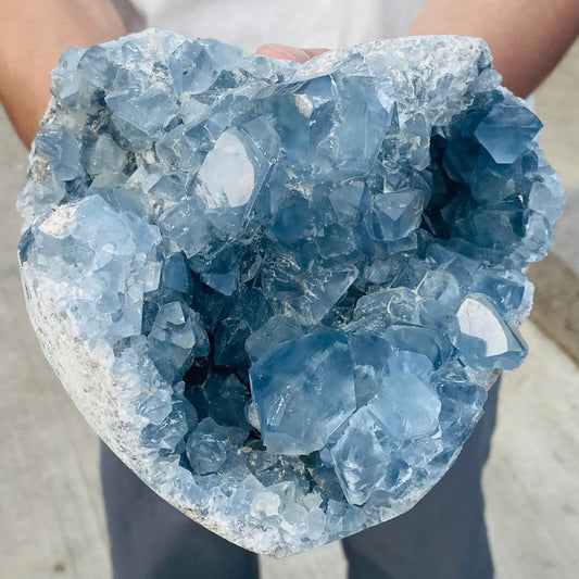 Blue Celestite Geode – Angelic Serenity Crystal