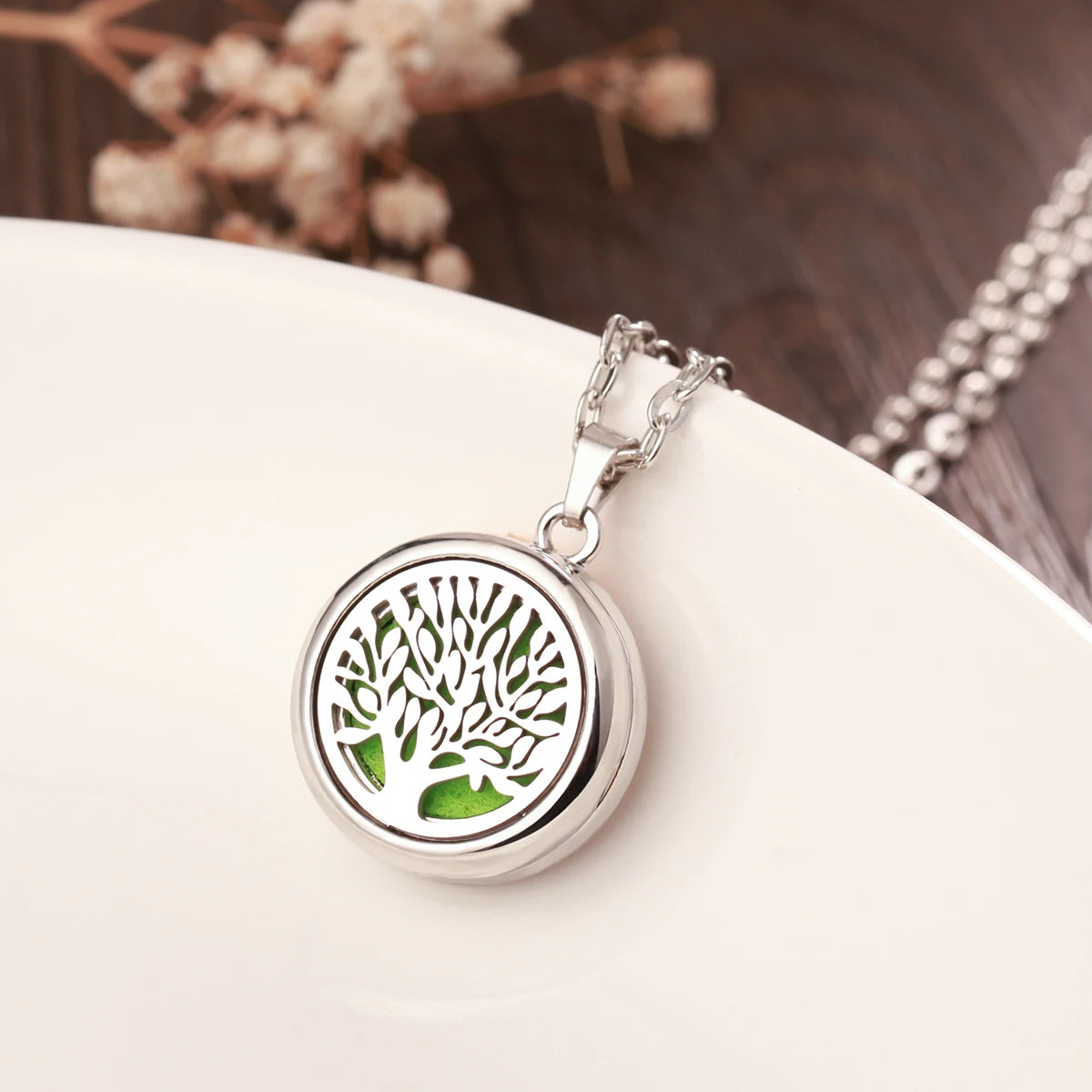 AromaWhisper –  Essential Oil Diffuser Pendant - The Healing Hearth