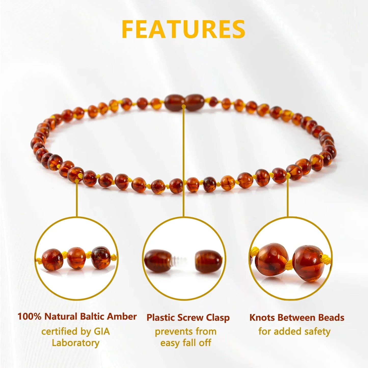 Amber Healing Necklace - By Cicis Story