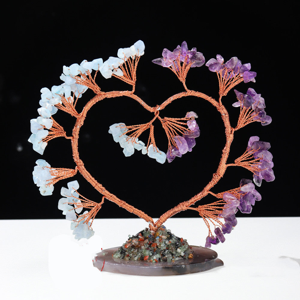 Crystal Heart Trees - The Healing Hearth